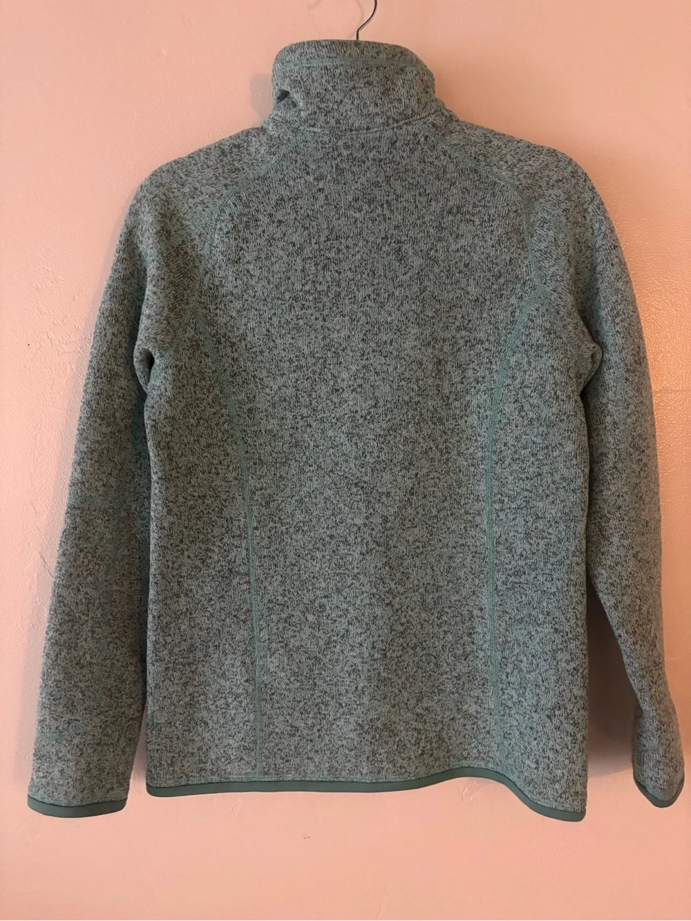 Patagonia Better Sweater 1/4 Zip Mint Heather Size S Outdoor Outerwear Hiking